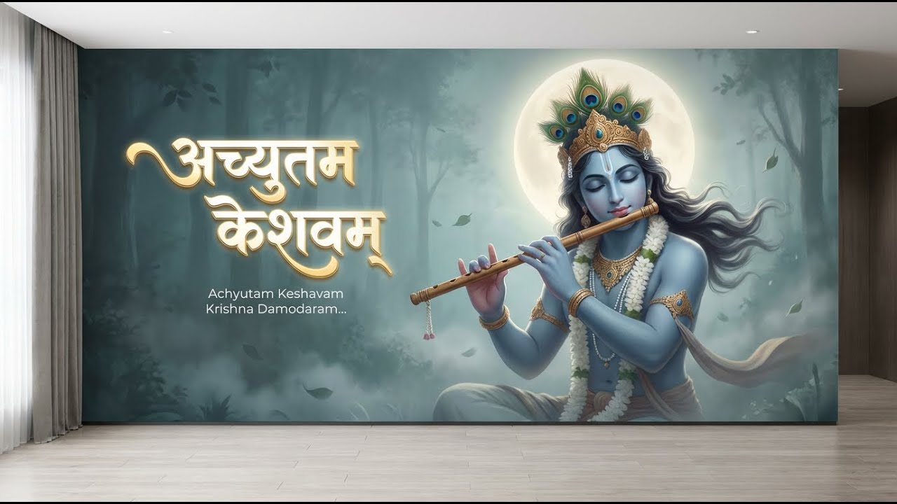 अच्युतम केशवम | Achyutam Keshavam | Krishna Damodaram | Recreated by DivineZen