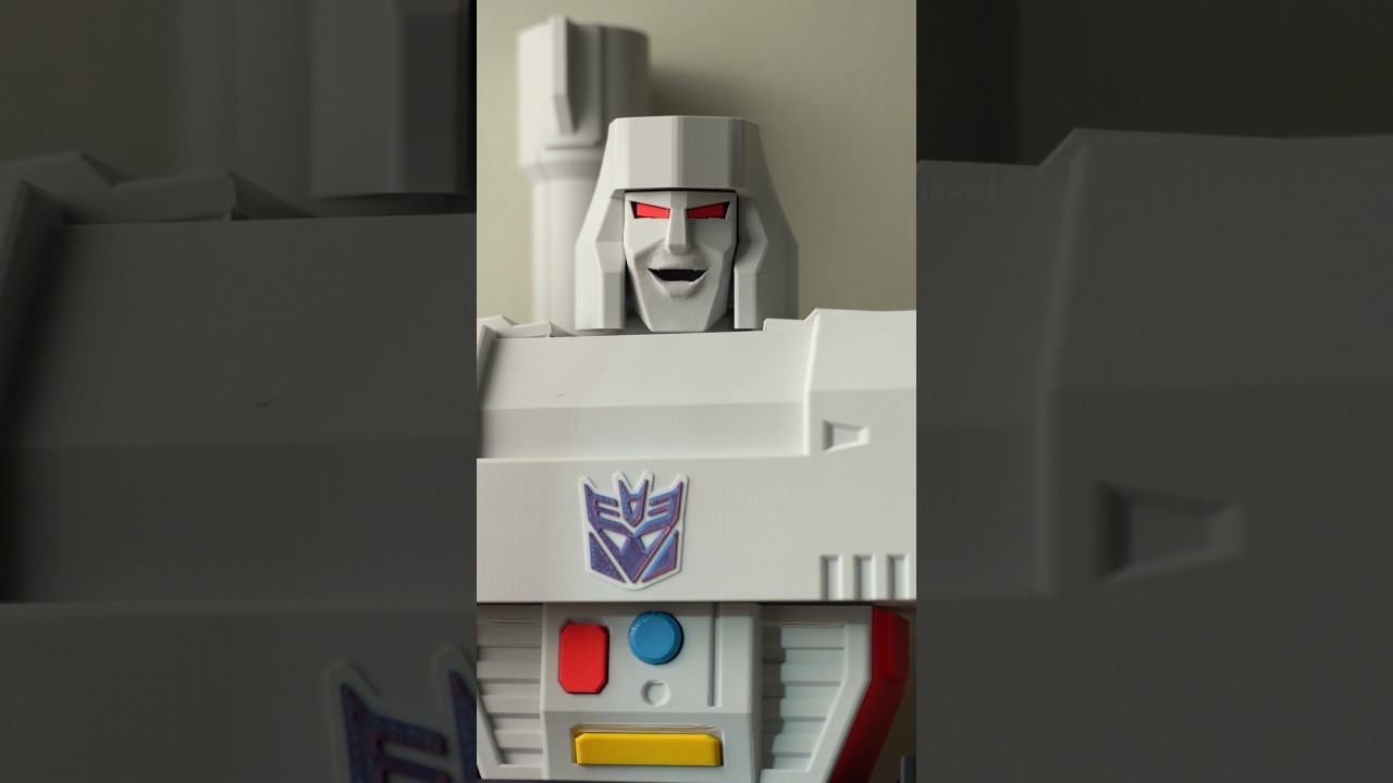 3D Printed Megatron Soundwave & Starscream