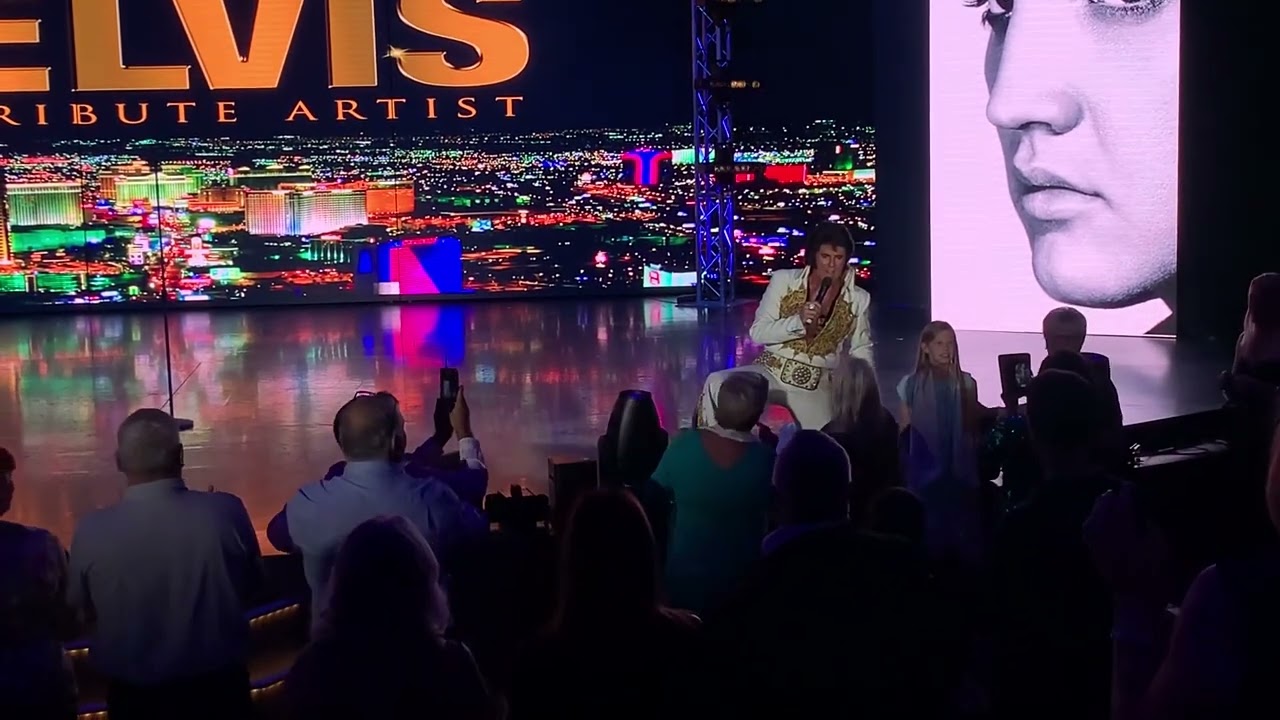 Garry J Foley as ELVIS, performing on The MSC Virtuosa Sept 28th 2022