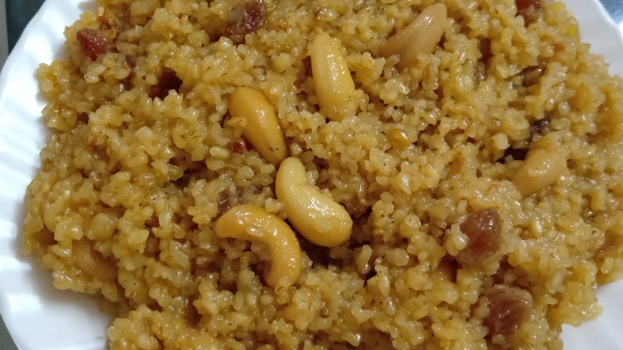 Lapsi ki halwa Konkani sweet | Broken Wheat Halwa