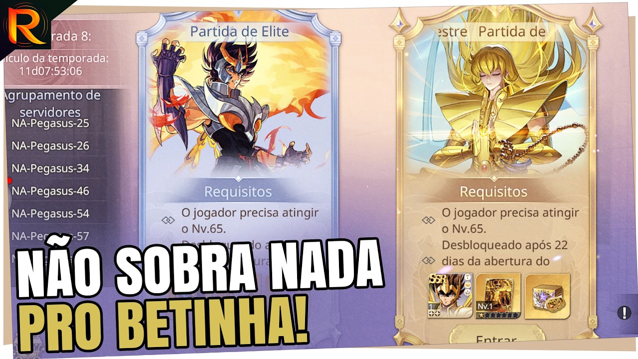 ESSE NOVO BATALHA DOS REIS ME DEIXOU ASSUSTADO! - SAINT SEIYA EX