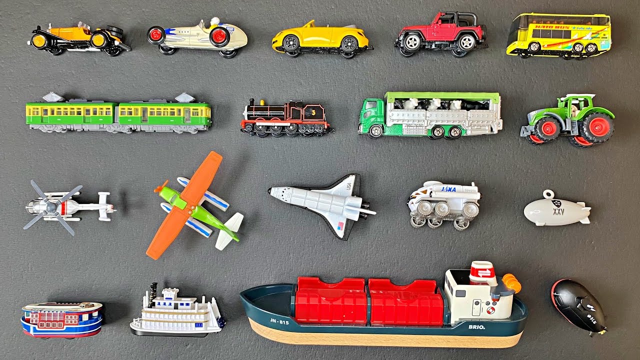 Learn Vehicles for Kids | Cars, Trucks, Planes, and Ships with Tomica & Siku!