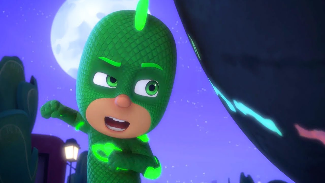 パジャマスク PJ MASKS | ゲッコーと ちからのいわ | 子供向けアニメ