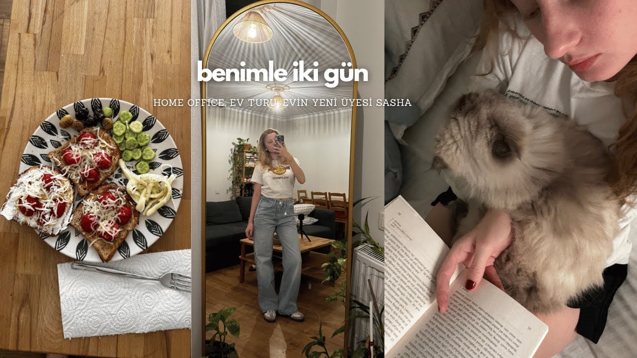Yeni ev turu ve benimle iki gün vlog 💌