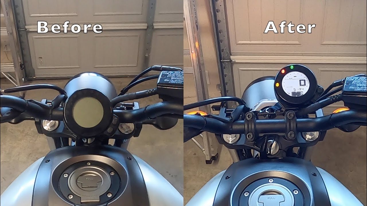 XSR700 Speedo Relocation
