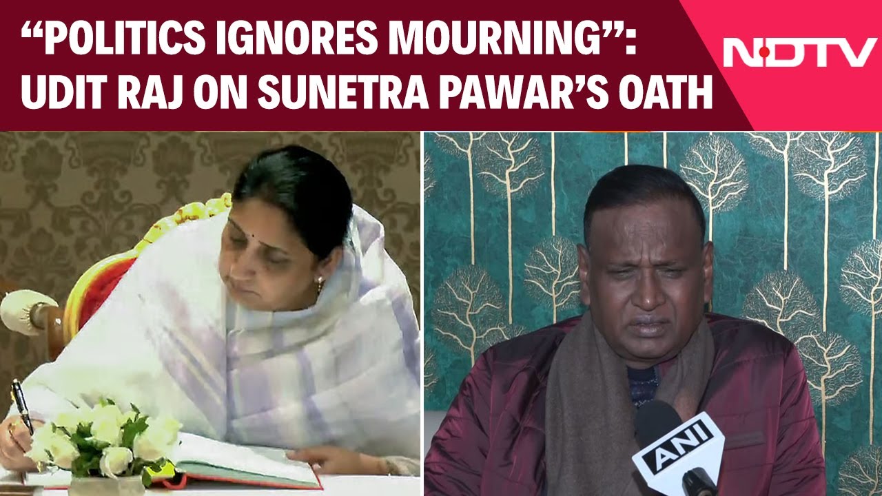 'Politics Ignores Mourning': Congress Leader Udit Raj on Sunetra Pawar’s Deputy CM Oath