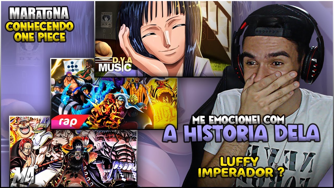 (3 em 1)REACT - Almirantes, Yonkou, Robin (One Piece) | M4rkim | DYA | Pejota [ MARATONA ONE PIECE ]