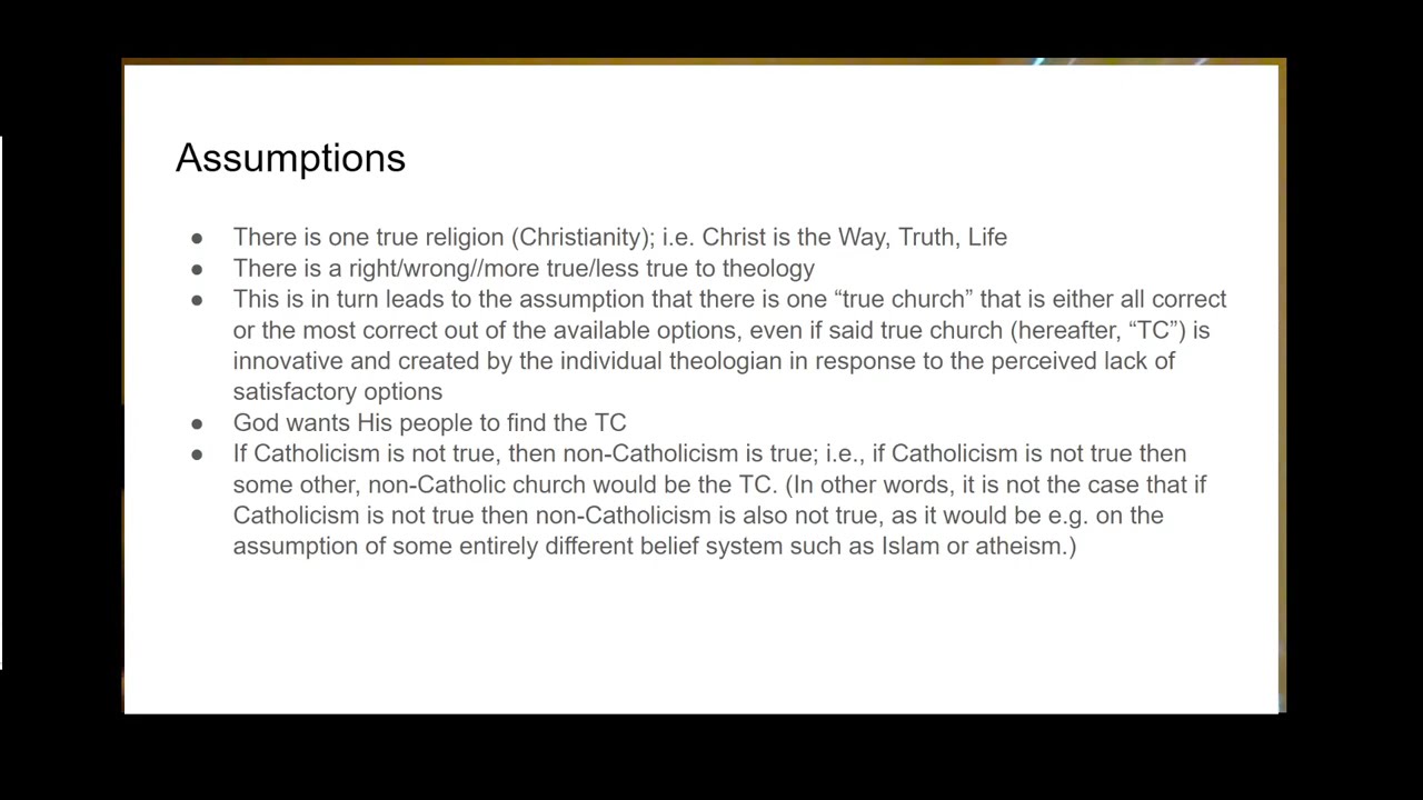 Part 1 of the Theological Difficulty Argument