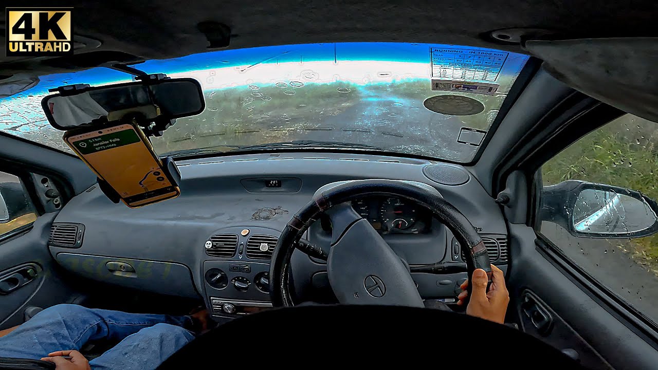 🚘 Challenging DRIVE : SUPER FOGGY  + HEAVY RAIN - ASMR | POV Drive 🔥