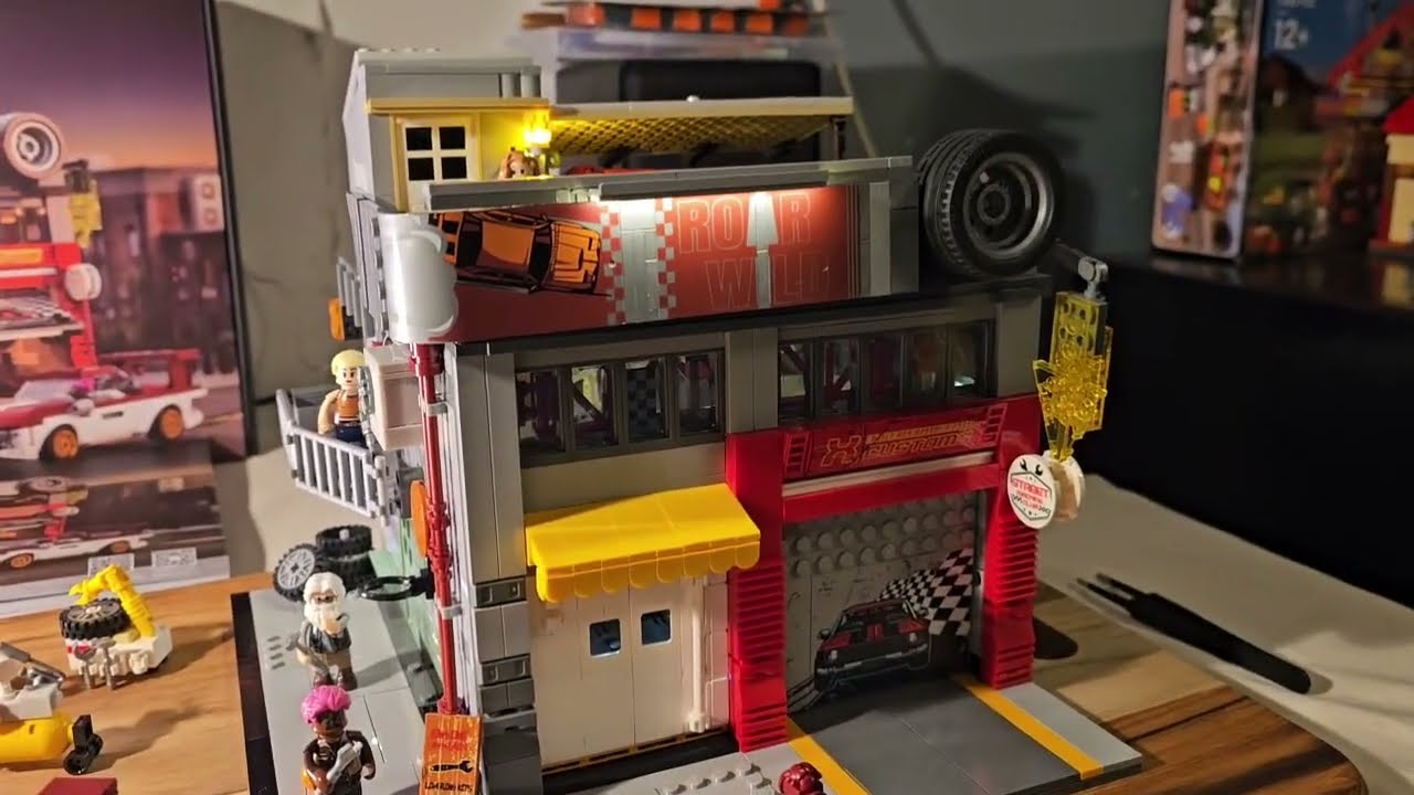 Lumibricks Street Mod Garage Completed Build & Review