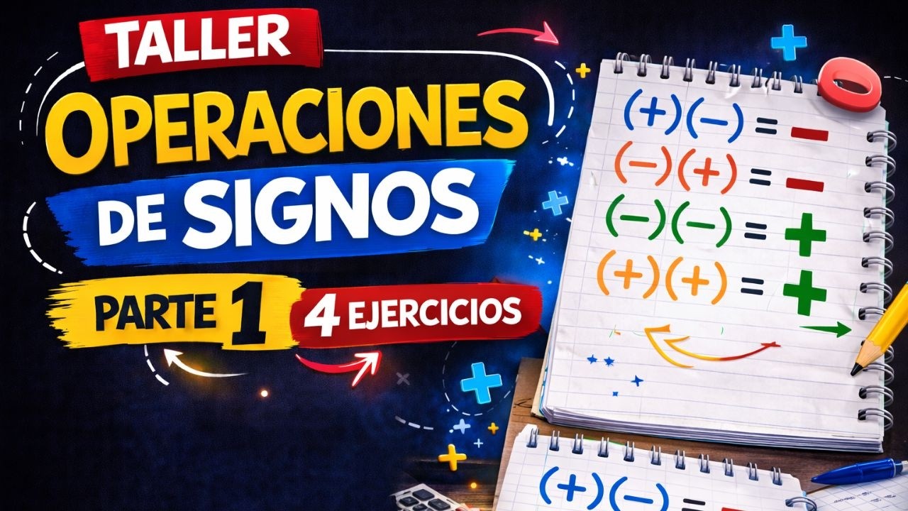 Operación de Signos | Taller paso a paso | Parte 1