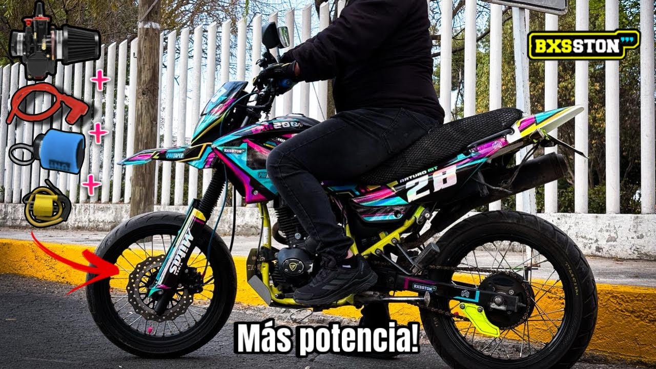 COMO INSTALAR CARBURADOR CORTINA PLANA EN UNA DM 200!! Bobina nibbi ,cable NGK ,bijia de iridium