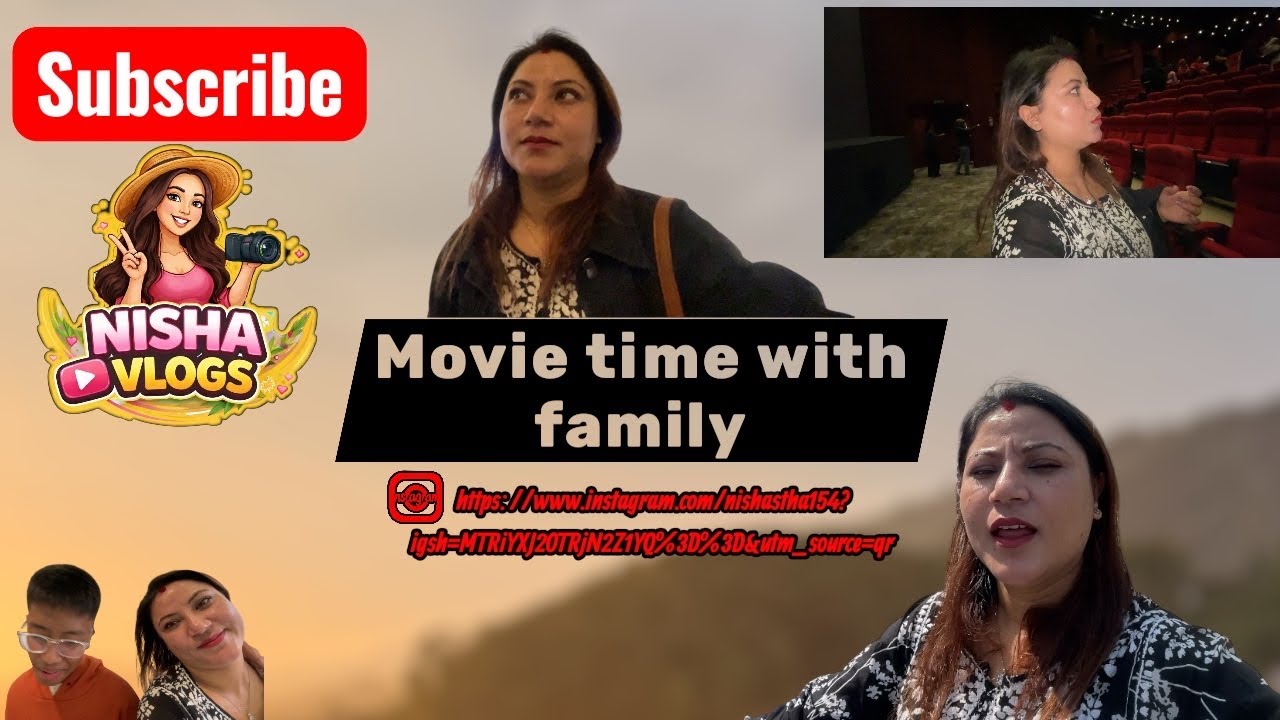 Movie Time with Family | nishavlogs