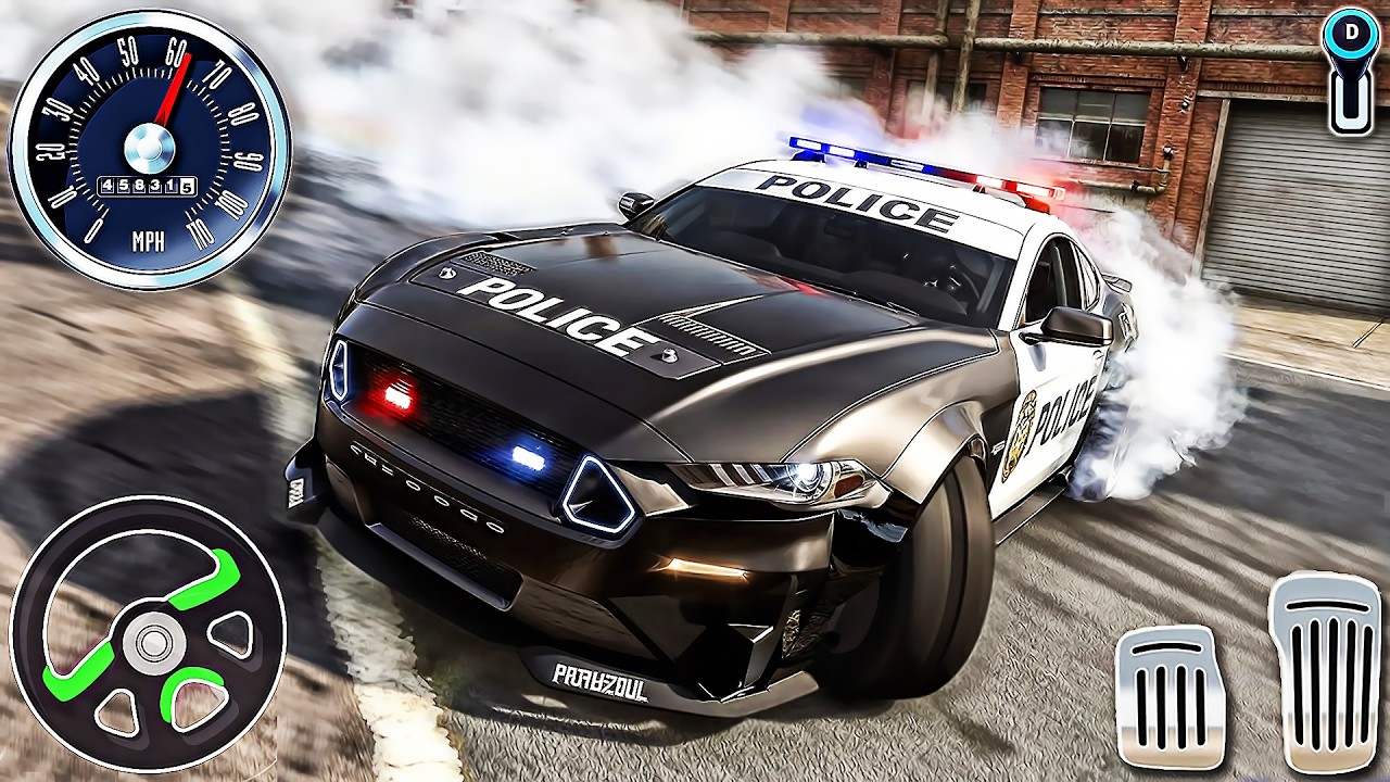 Police Car Chase Drift Games - Real Cop Car Driving Sim | Android Gameplay