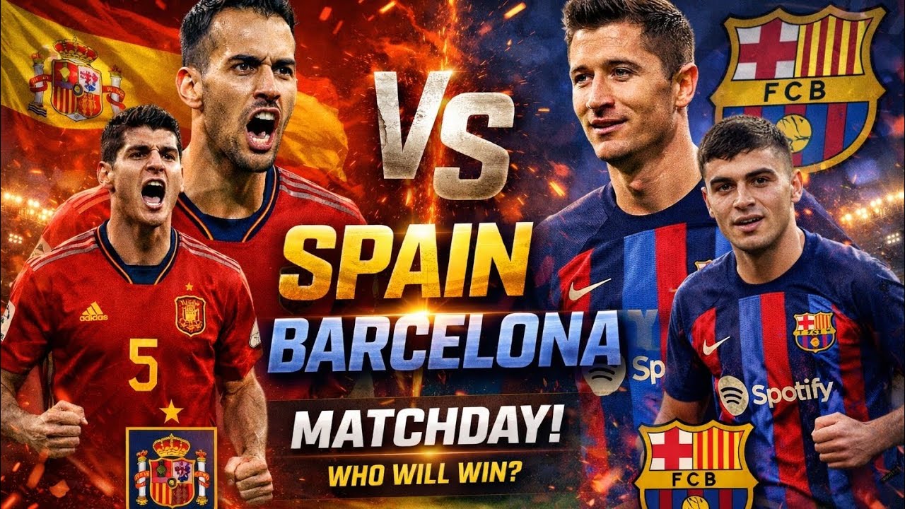 Spain Vs Barcelona | efootball match gameplay | #efootball #football#soccer#futbol#pes#messi#ronaldo