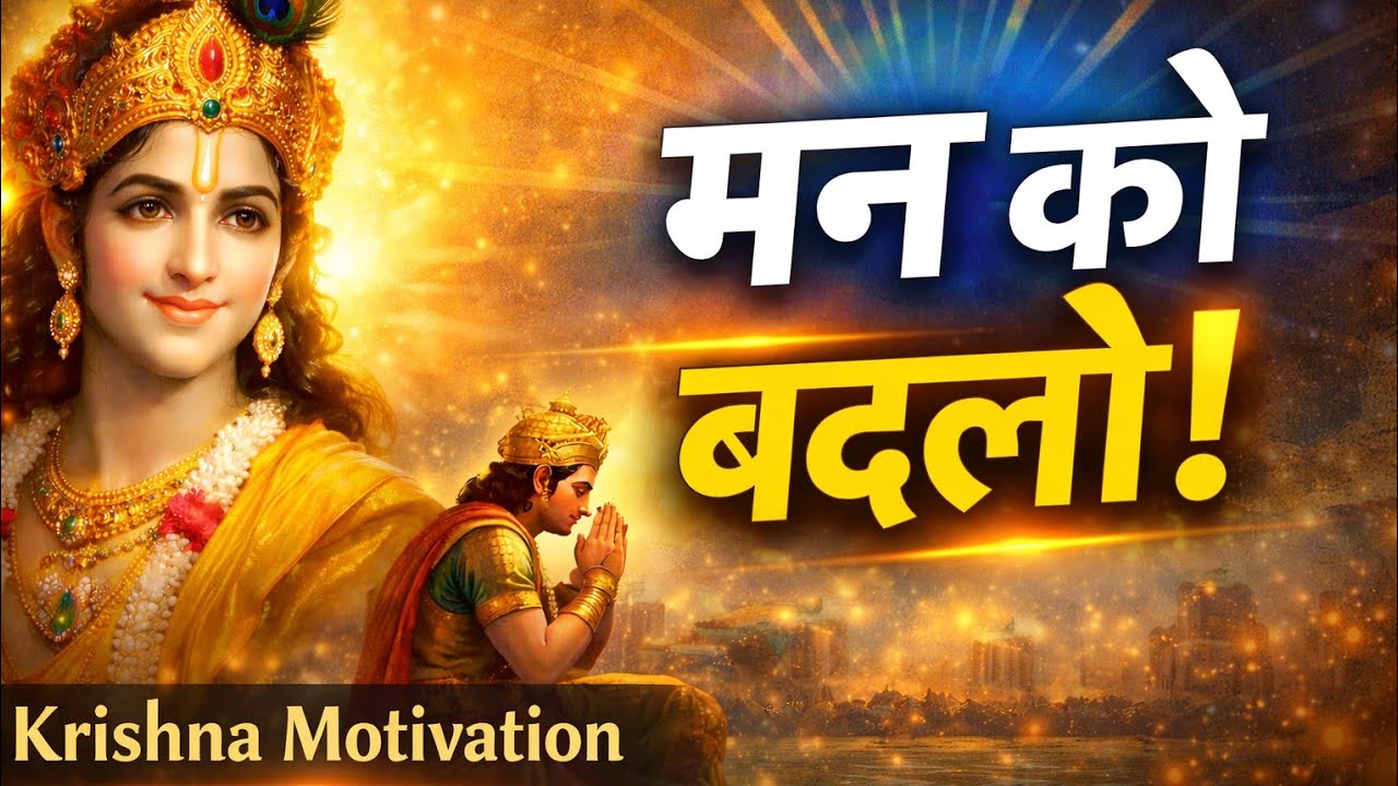 मन में अच्छे विचार कैसे लाएं? | Shree Krishna Motivation Speech | Krishna Vani