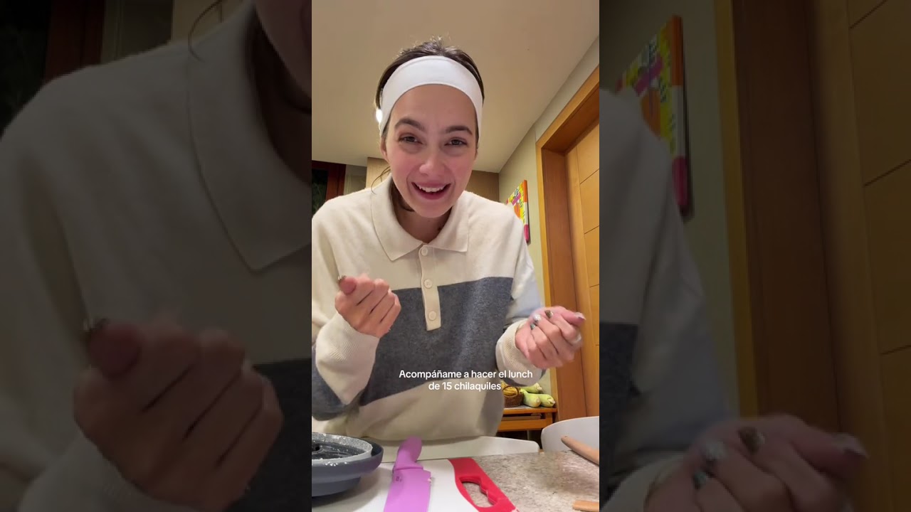 Haciendo el lunch de 15 chilaquiles