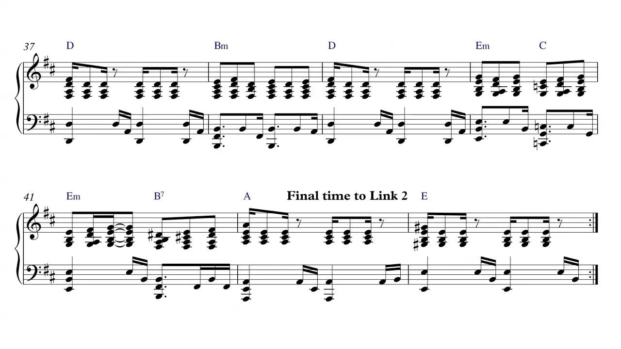 Genesis - Entangled - Piano Sheet Music + PDF, MIDI file & MP3