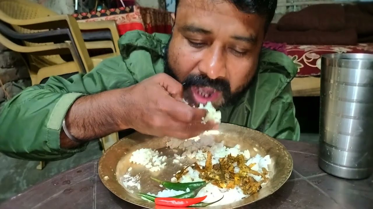 গৰম ভাতত মিঠাতেল দি আজি ভাতসাঁজ//#assam_food_vlog @AxomiaLahon 