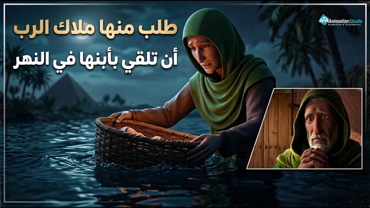 طلب منها ملاك الرب أن تلقي بأبنها في النهر