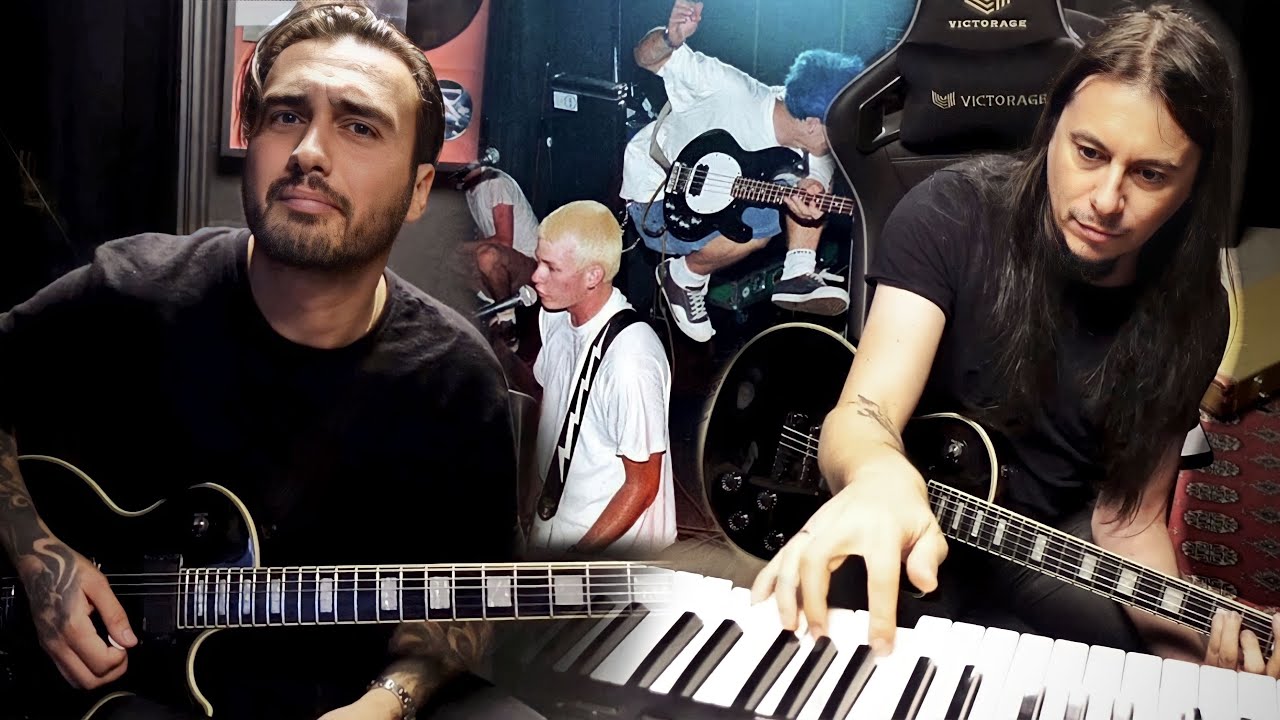 Recording a Pop Punk song with Bob Katsionis #howto #guitar #poppunk