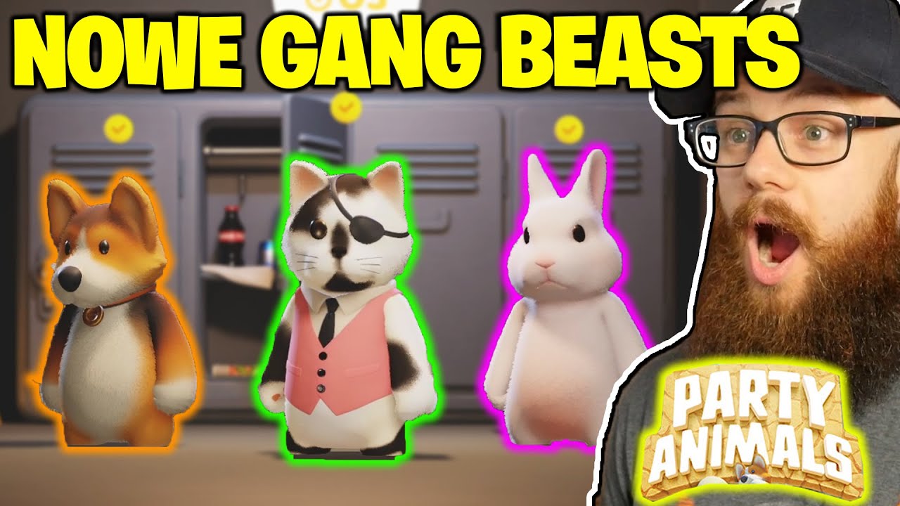 🔥 NOWE LEPSZE GANG BEASTS? - PARTY ANIMALS