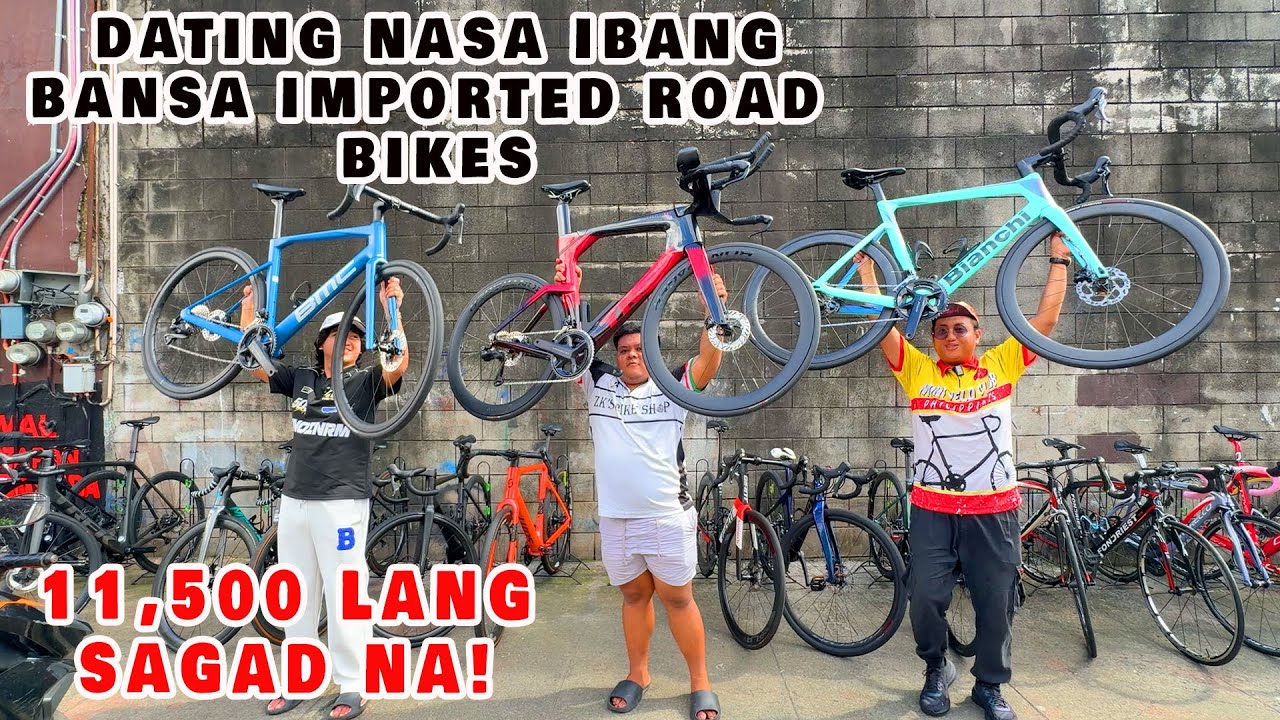 DATING NASA IBANG BANSA IBA'T IBANG KLASE NG IMPORTED ROAD BIKES | 11,500 PESOS SULIT NADITO NA!