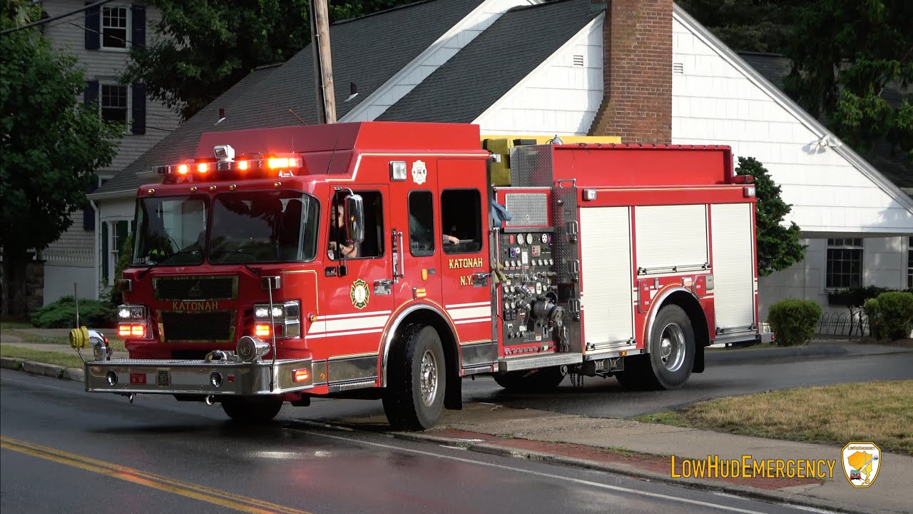 Katonah FD Utility 8, Engine 117, & Engine 115 Responding