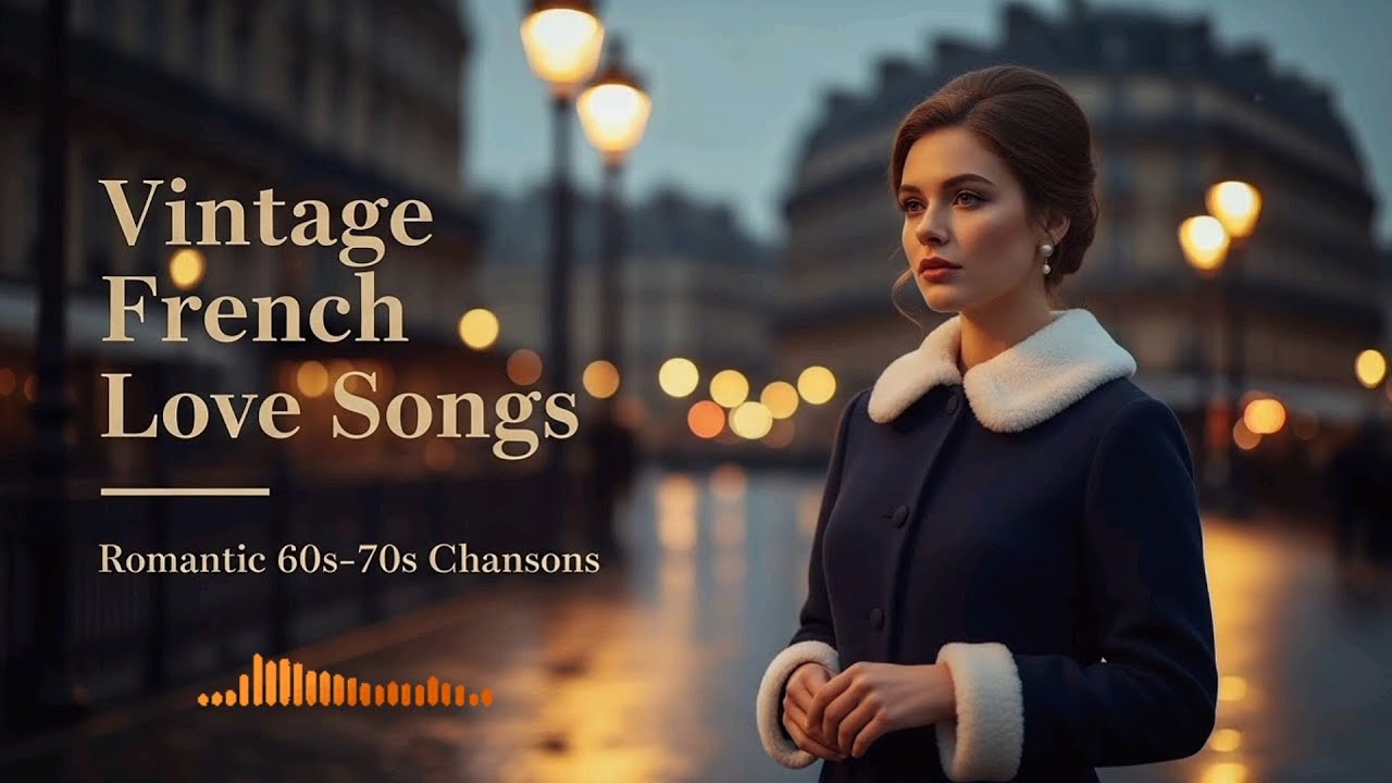 Vintage French Love Songs for the Heart 💖 Romantic 60s–70s Paris Chansons