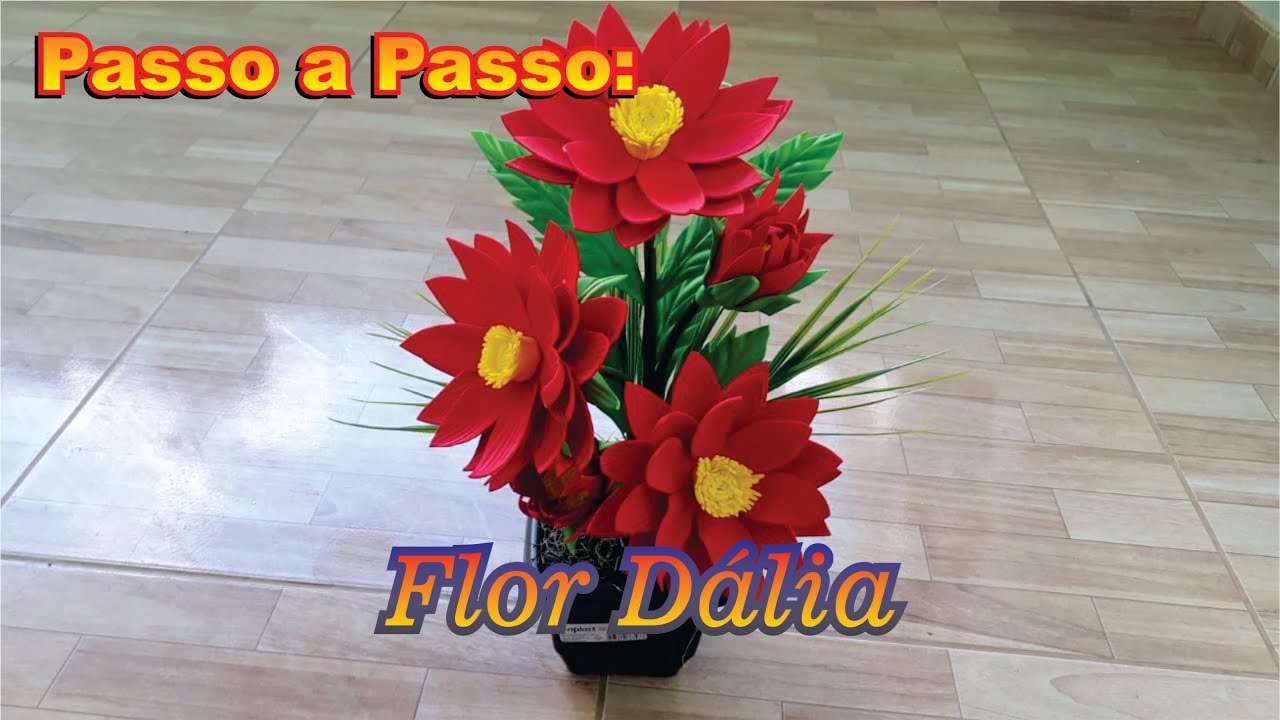 Passo a Passo Flor Dália Usando Frisador da Estrela Show
