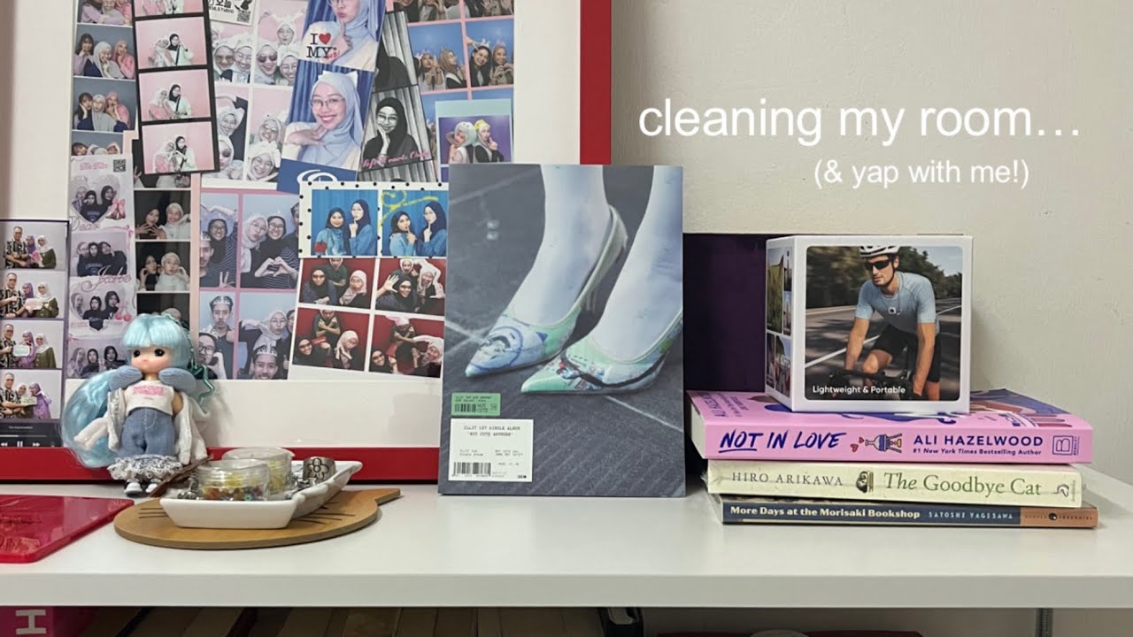 cleaning my room and lowkey getting distracted