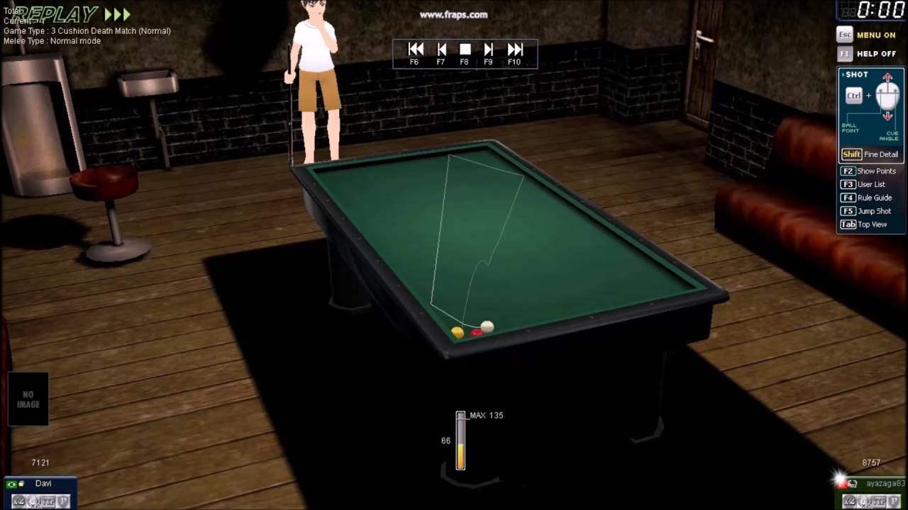 Carom 3D - 3c Break Shot