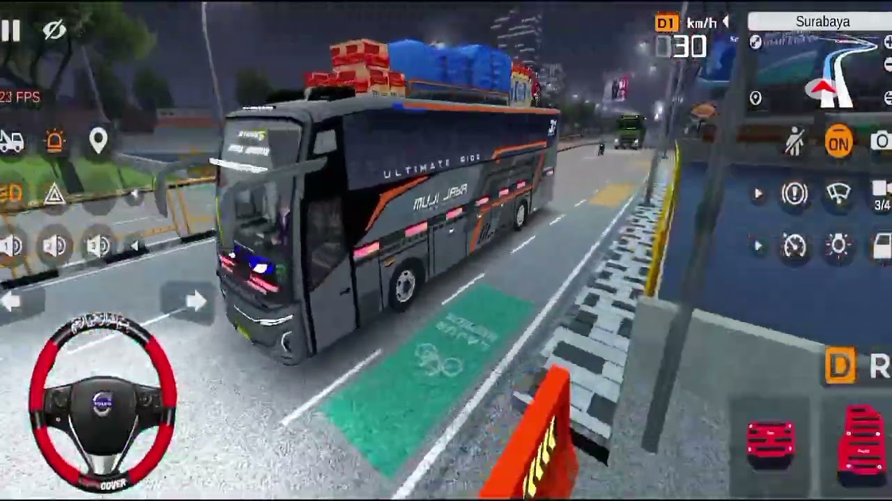 Telolet Basuri Bus Kuda Lumping Bus Muji Jaya Berangkat Awal Dipepet Bus Bagong Dan Truk Tronton