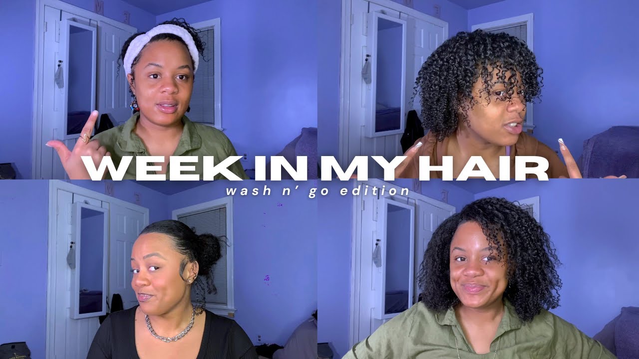 Full Week in My Natural Hair | Daily Styling, Refreshing, Products & Haircare Routine! | Ellenmarie