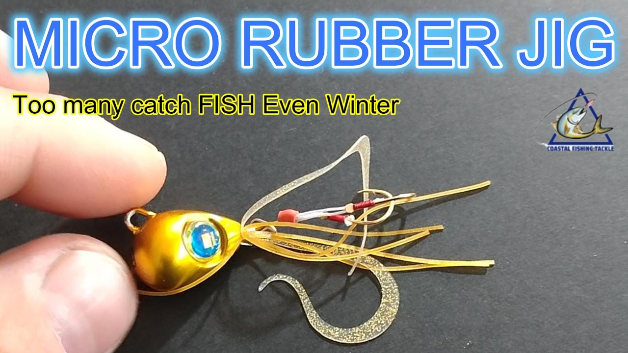 Micro RUBBER JIG , Winter Fishing  Super Light Shore Lure Fishing  Catch a lot