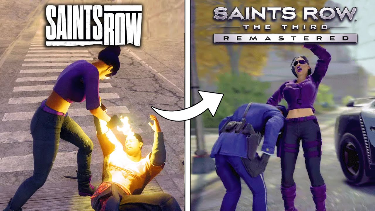 Saints Row 2022 vs Saints Row 3 - Physics and Details Comparison