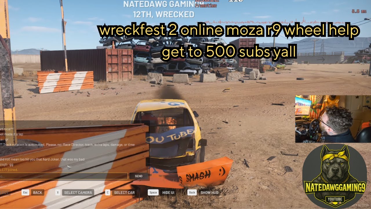 wreckfest 2 online moza r9 wheel  can we get to 500 subs yall