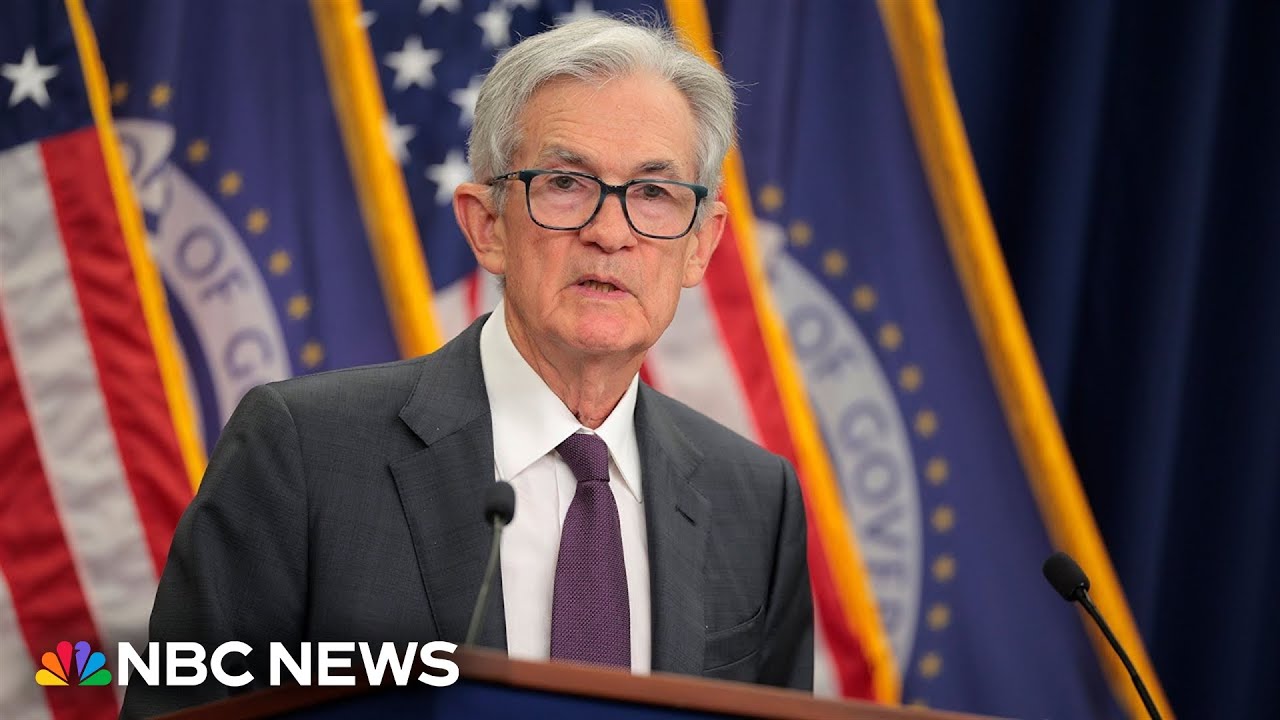 LIVE: Fed Chair Jerome Powell speaks after interest rate decision | NBC News
