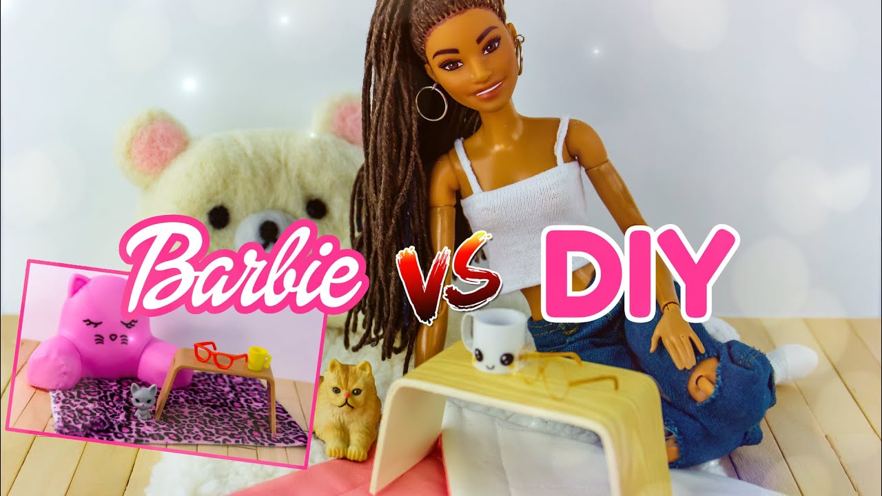 VERSUS: Barbie Accessories Pack VS DIY Accessories | Needle Felting