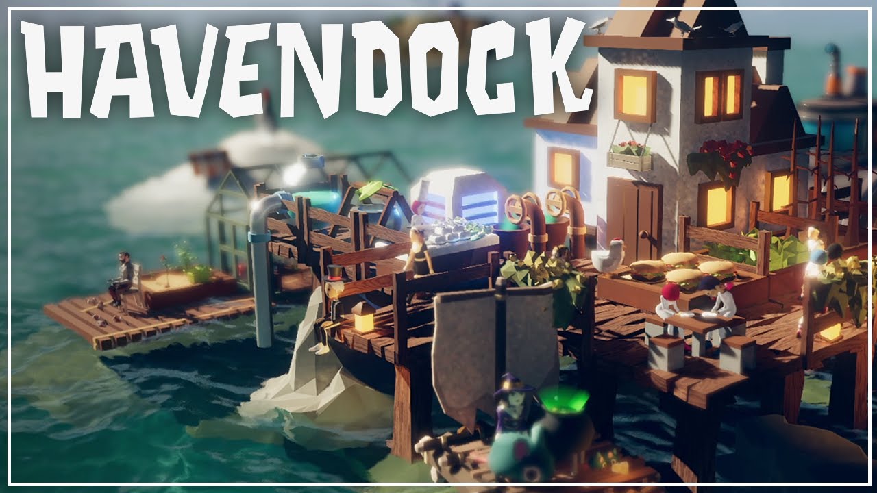 WHAT IF RAFT WAS A COLONY GAME?! - Havendock (4-Player Gameplay)
