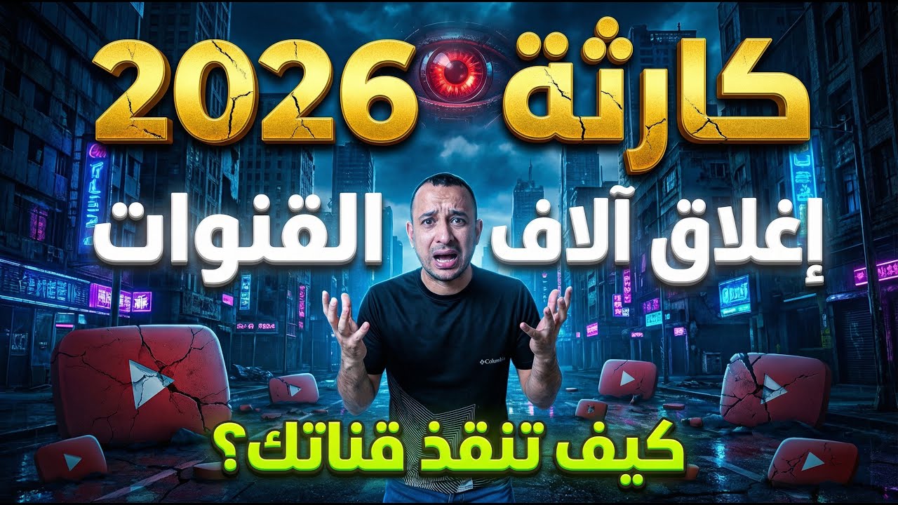كارثة 2026 : لماذا أغلق اليوتيوب آلاف القنوات 