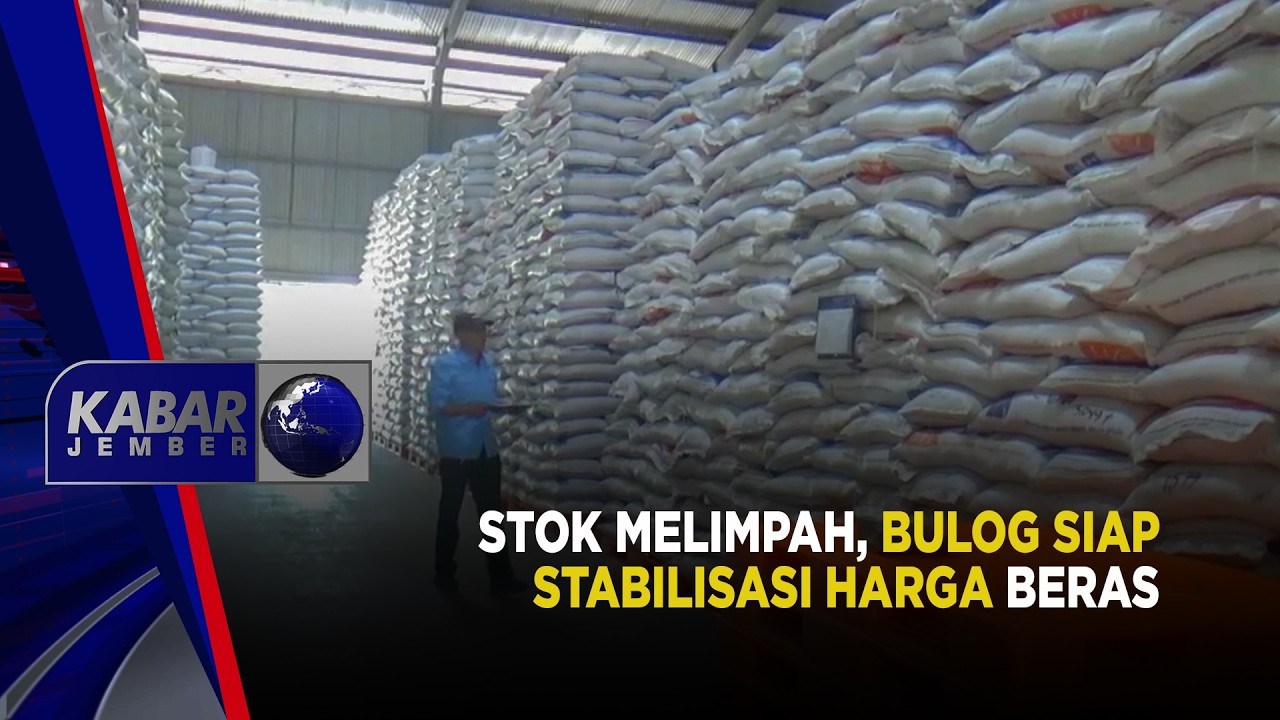 Stok Melimpah, Bulog Siap Stabilisasi Harga Beras | KABAR JEMBER