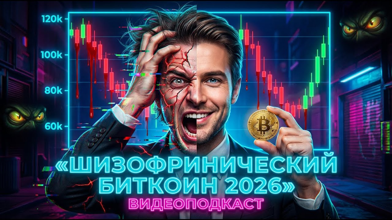 ШИЗОФРИНИЧЕСКИЙ БИТКОИН: НАПУГАННЫЕ ПРОДАЮТ ЖАДНЫМ? РЫНОК В ХАОСЕ! ВИДЕОПОДКАСТ
