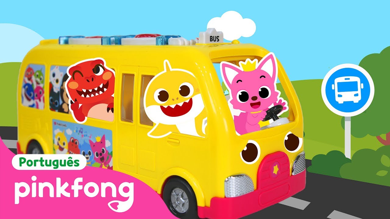 Ônibus Amarelo Medroso | Cidade de Carros 🚗 | Pinkfong, Bebê Tubarão! Canções para Crianças