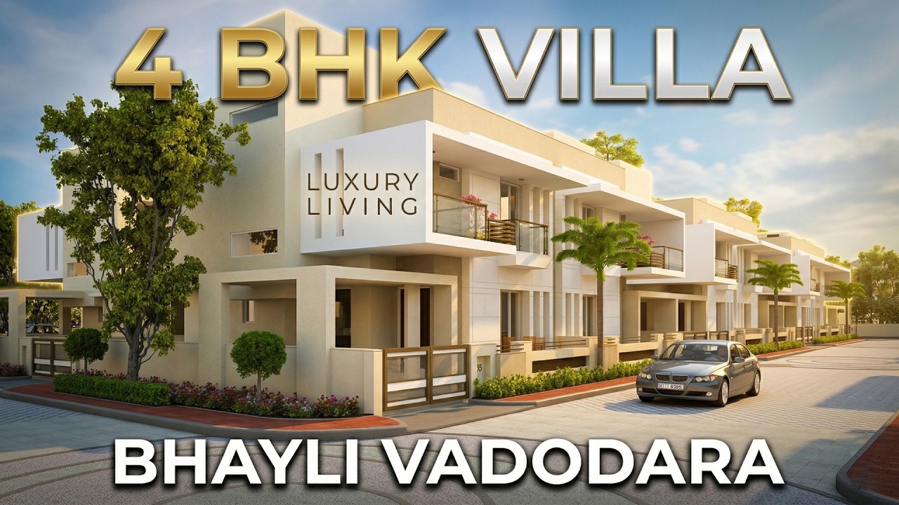 4 BHK Duplex Villa Vadodara | 4BHK Villa Bhayli Vadodara | San Tropez Madrid County