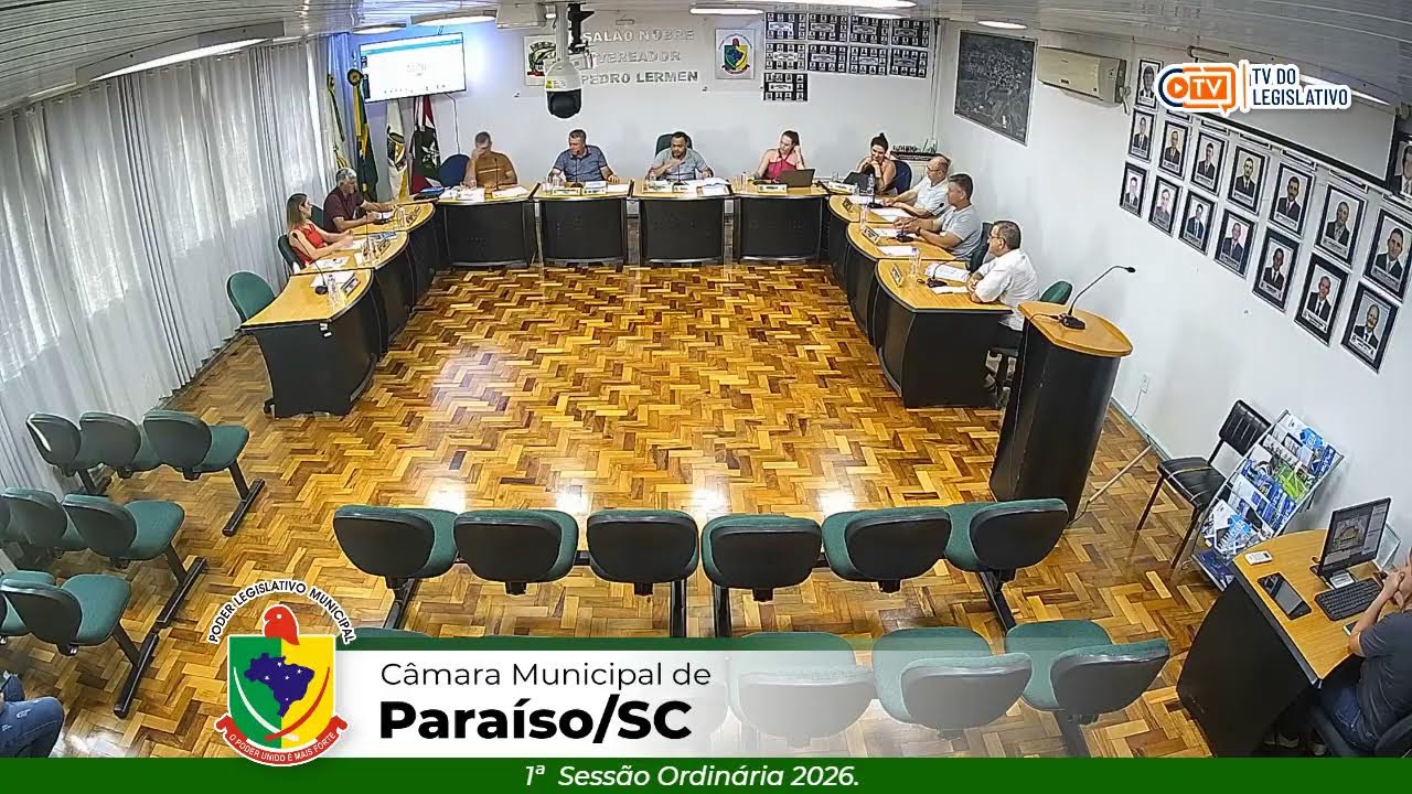 1ª Sessão Ordinária 1ª do mês de Fevereiro de 2026.