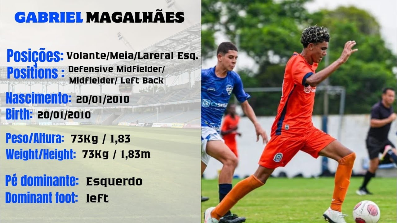DVD 2026 ATLETA GABRIEL MAGALHAES 2010