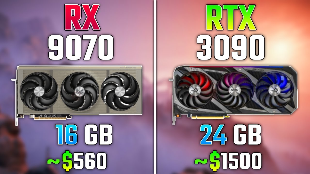 AMD RX 9070 vs RTX 3090 | Test in 7 Games
