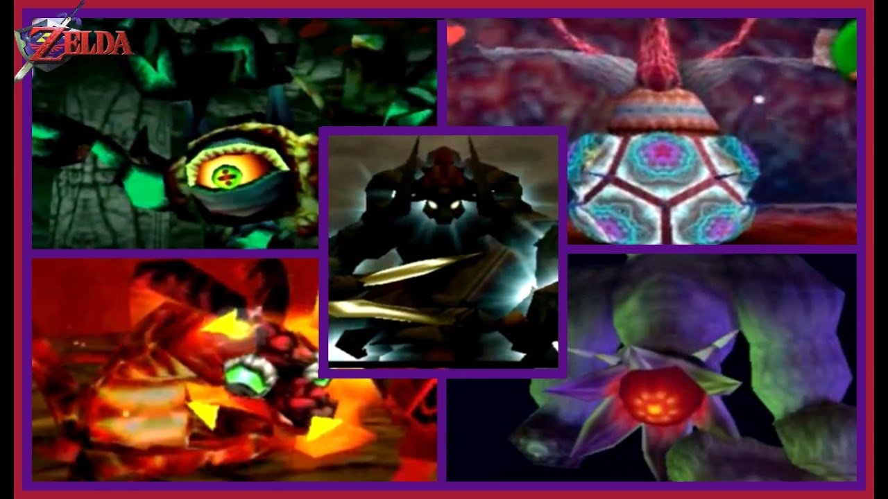 The Legend of Zelda: Ocarina of Time: All Boss Encounters - No Damage!!