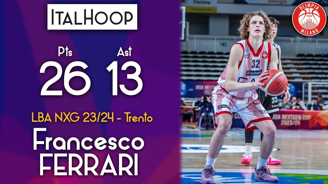 Francesco FERRARI - Highlights LBA Next Gen Cup 2023/24 - Trento | MVP